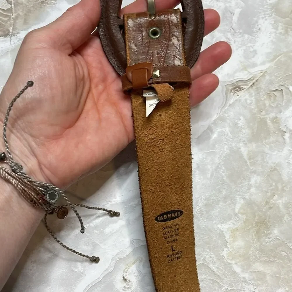 Vintage Old Navy boho leather belt